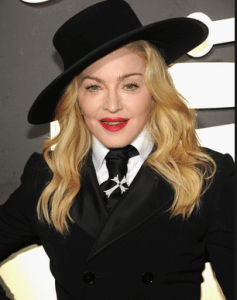 Madonna looking very old