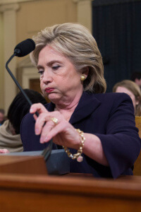 Hillary Clinton is sick. Coughing fits