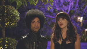 Prince and Zooey Deschanel Singing Together on New Girl Video