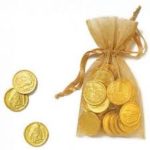tainted pirate gold chocolate coins melamine