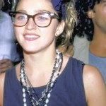 Madonna 1984 in glasses